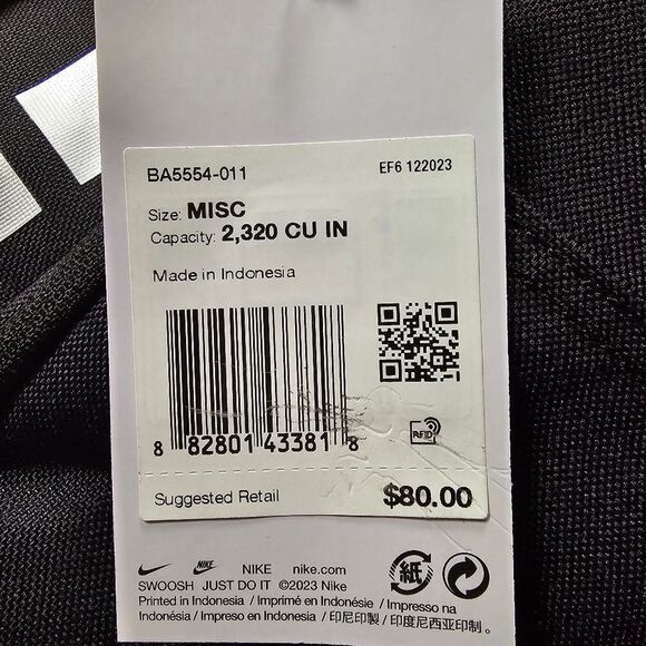 Nike Hoops Elite Pro Backpack Black New BA5554-011 - Picture 3 of 9